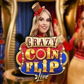 Crazy Coin Flip slot icon by Evolution, available at Nitrobet Casino