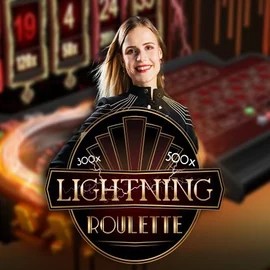 Official Live Casino logo: Lightning Roulette by Evolution at Nitrobet Casino