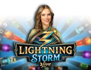 Lightning Storm slot logo by Evolution at Nitrobet Casino