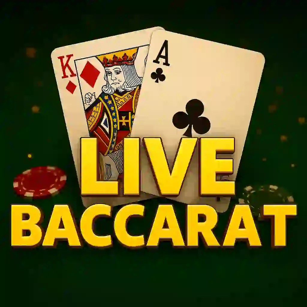 Live Baccarat casino game by Evolution – featured logo at Nitrobet Casino