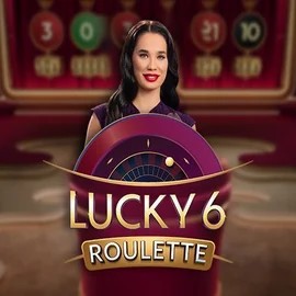 Lucky 6 Roulette online game logo by Pragmatic Play on nitrobet.eu