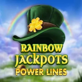 Rainbow Jackpots Power Lines logo by Red Tiger Gaming Nitrobet Casino
