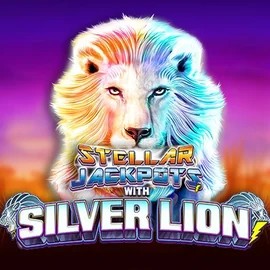 Stellar Jackpots with Silver Lion slot visual from Lightning Box Game available on nitrobet.eu